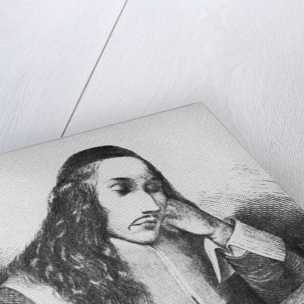 Spinoza Studying Philosophy by Anonymous