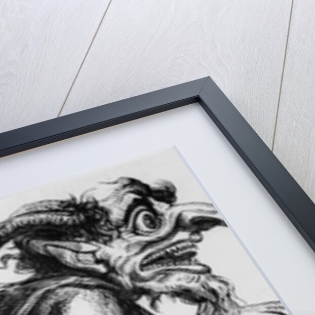 Early Illustration of Devil in a Stooping Position by Anonymous