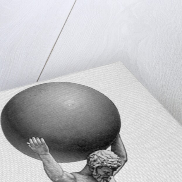 Illustration of Atlas Supporting World by Anonymous