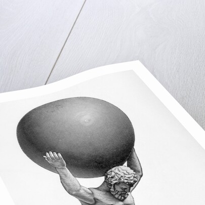 Illustration of Atlas Supporting World by Anonymous