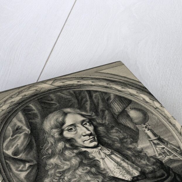 Engraving of Robert Boyle by William Faithorne