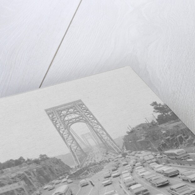 Traffic on George Washington Bridge by Anonymous