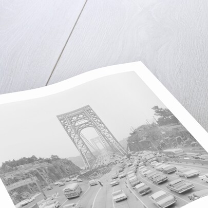 Traffic on George Washington Bridge by Anonymous