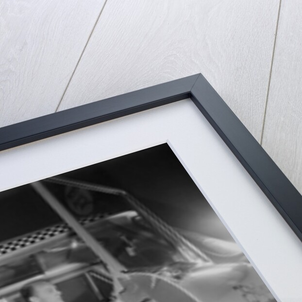 Interior View of Passengers Inside a New York City Checker Cab by Anonymous