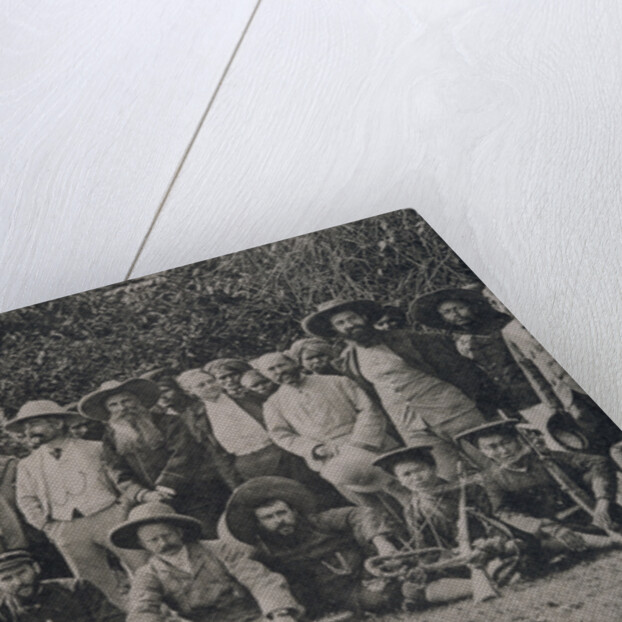 Portrait of Explorers near Angkor Wat, Vietnam, 1868 by Anonymous