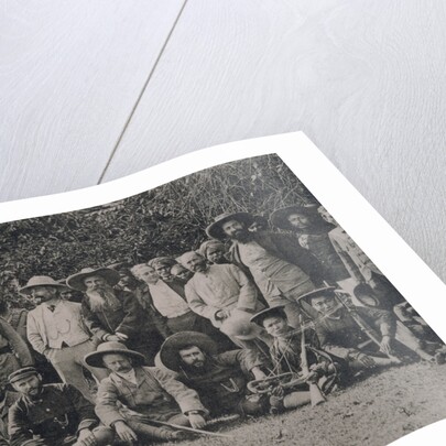 Portrait of Explorers near Angkor Wat, Vietnam, 1868 by Anonymous