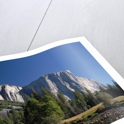 River and Cliffs in the Yosemite National Park by Anonymous
