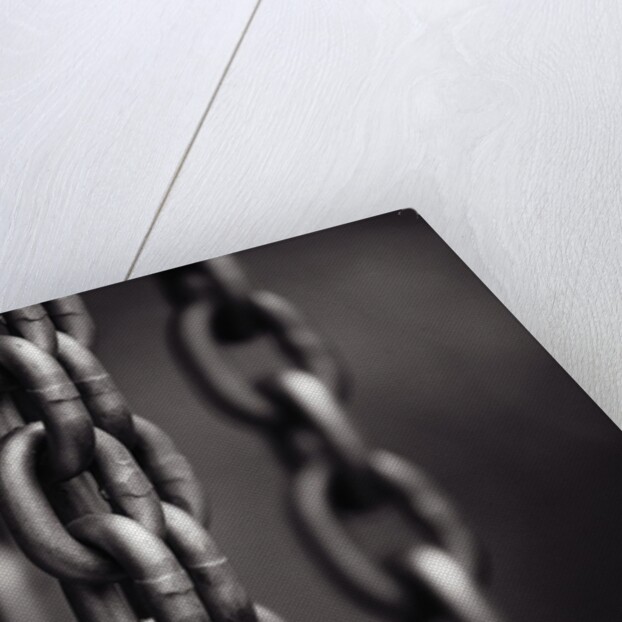Close Up of Chain Links by Anonymous