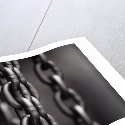Close Up of Chain Links by Anonymous