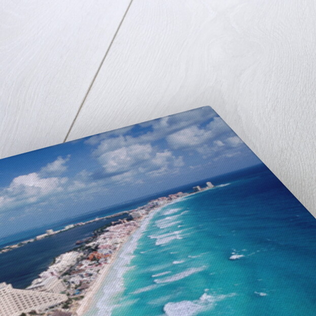 Cancun Beach and Hotels by Corbis