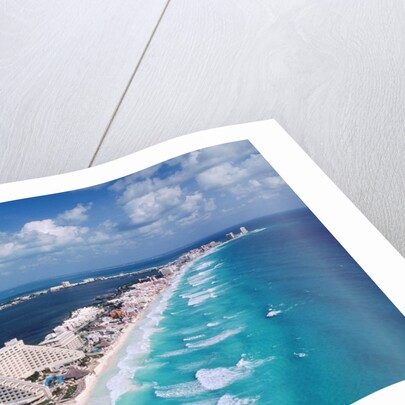 Cancun Beach and Hotels by Corbis