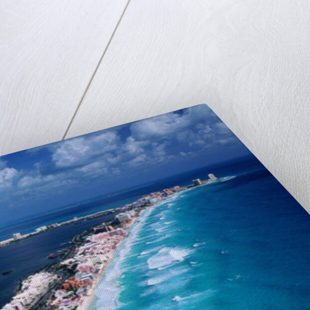 Cancun Beach and Hotels by Anonymous