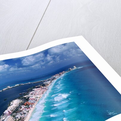 Cancun Beach and Hotels by Anonymous
