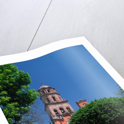 Church Beside Plaza Garden by Anonymous
