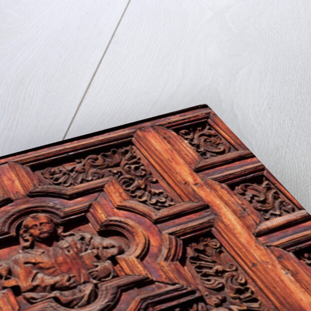 Carved Door Panel at Church of San Juan de Dios by Anonymous