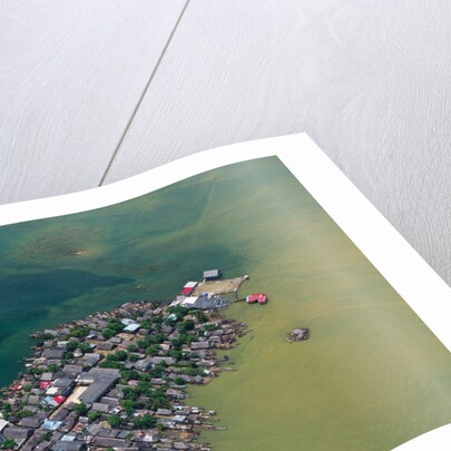 Congested Kuna Village Island by Anonymous