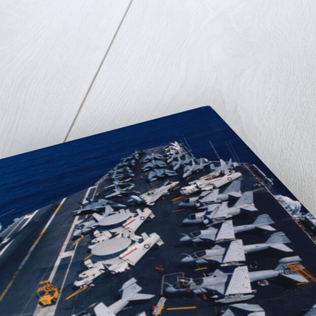 Aircrafts Aboard the USS Abraham Lincoln by Anonymous