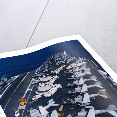 Aircrafts Aboard the USS Abraham Lincoln by Anonymous