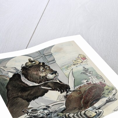 Political Cartoon Showing Conflict Between Russia and England by Anonymous