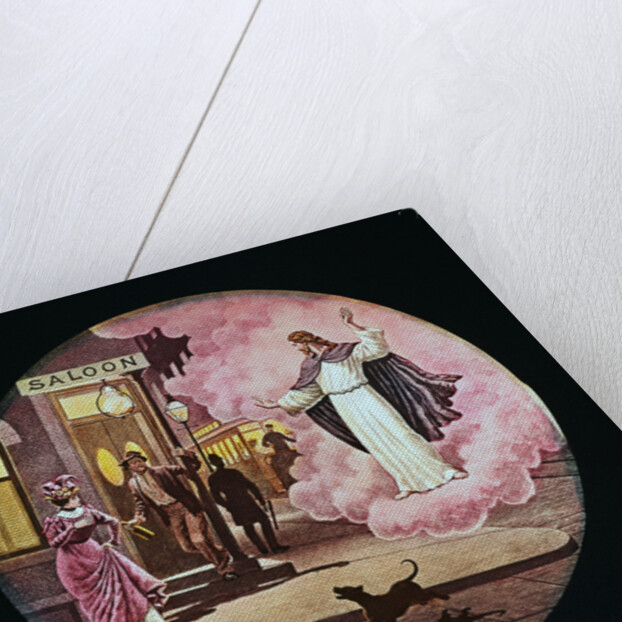 Christ Guiding Drunk Man Leaving Tavern by Anonymous