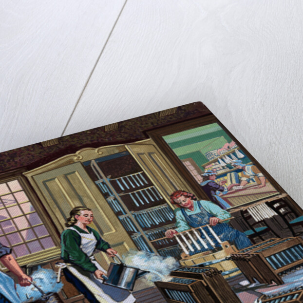 Workers Making Candles by Anonymous
