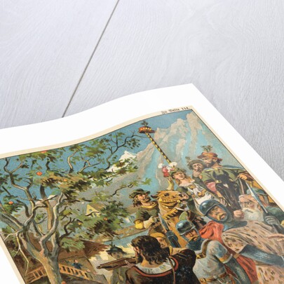 William Tell Aiming a Rifle by Anonymous