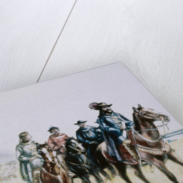 Illustration of Juan Bautista de Anza on Horseback by Anonymous