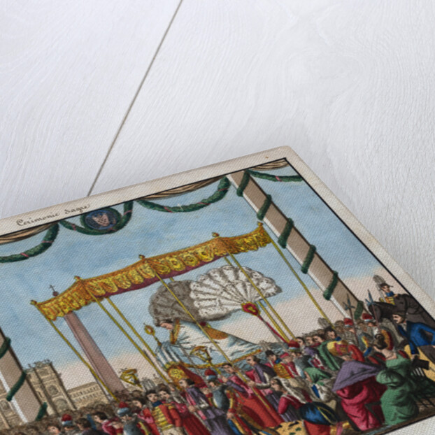 Papal Pageant in Front of St. Peter's by Anonymous