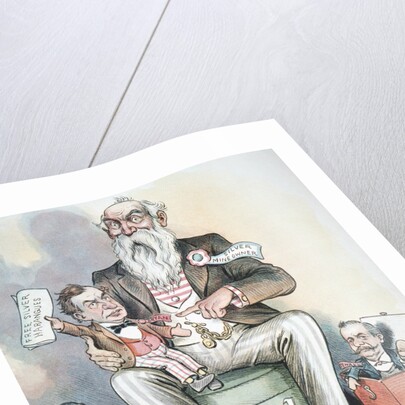 Ventriloquist Holding a Dummy by Anonymous