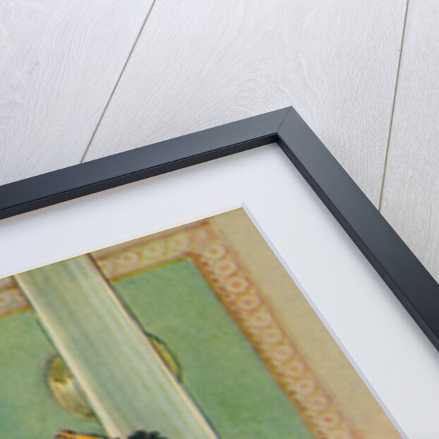 Illustration of King Midas Seeing Daughter Turning into Gold by C.E. Brock