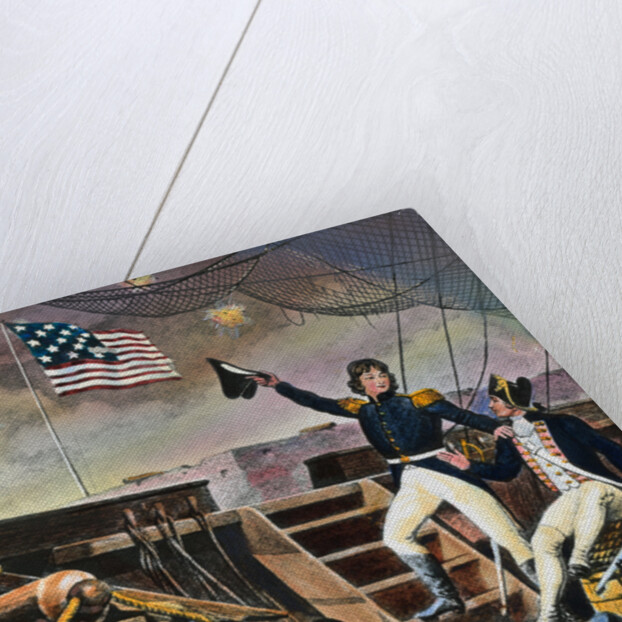 Francis Scott Key Waving Hat by Anonymous