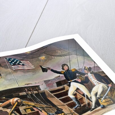 Francis Scott Key Waving Hat by Anonymous