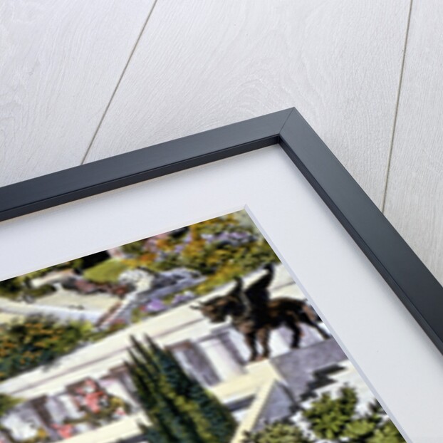 Illustration of the Hanging Gardens of Babylon by Anonymous