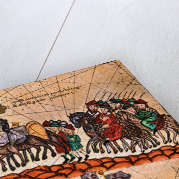 Niccolo and Maffeo Polo with Caravan by Anonymous