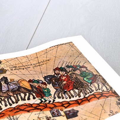 Niccolo and Maffeo Polo with Caravan by Anonymous