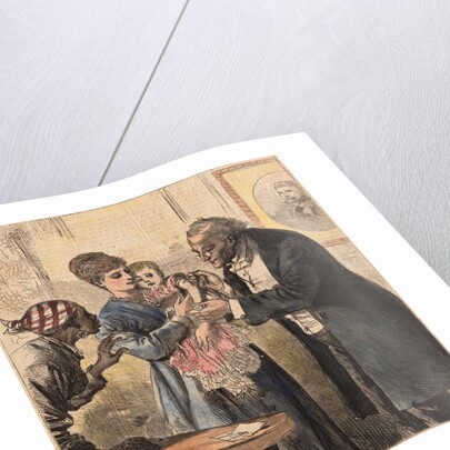 Physician Visiting Home of Infant for Vaccination by Anonymous