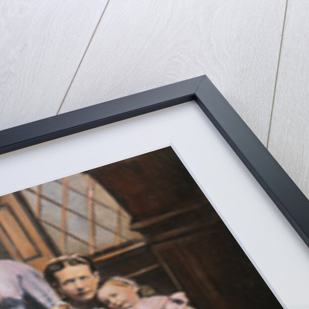 Mormon Family with Two Wives and Nine Children by Anonymous