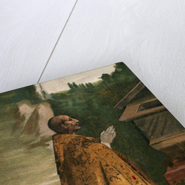 Detail of a Copy of The Resurrection by Pinturicchio