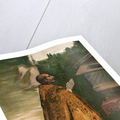 Detail of a Copy of The Resurrection by Pinturicchio