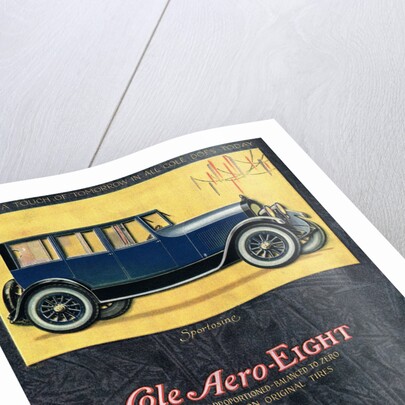 Advertisement for Cole Aero-Eight Car by Anonymous