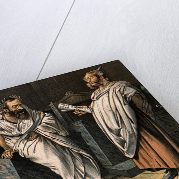 Vanderbilt and Gould in Togas by Anonymous