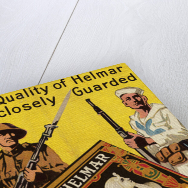 Servicemen Advertising Helmar Cigarettes by Anonymous
