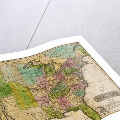 Early Map of the United States by Anonymous