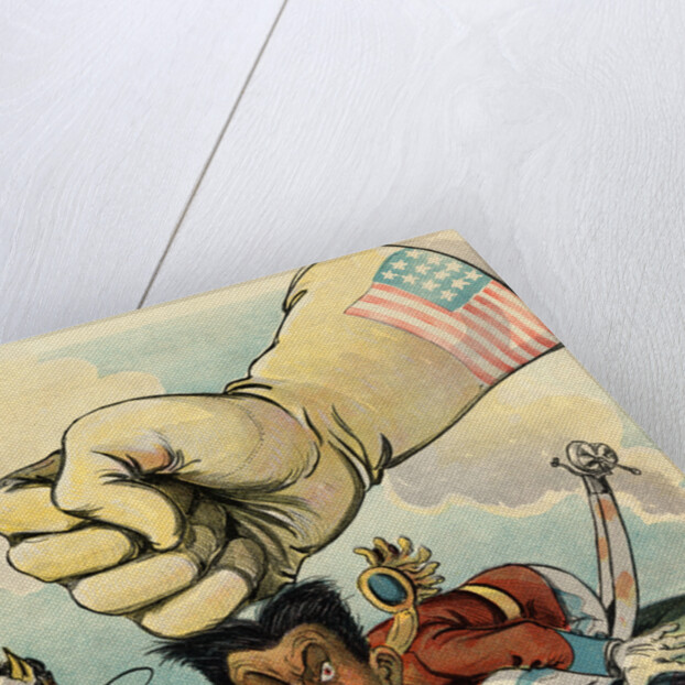 Depiction of United States Stopping Emilio Aguinaldo by Anonymous