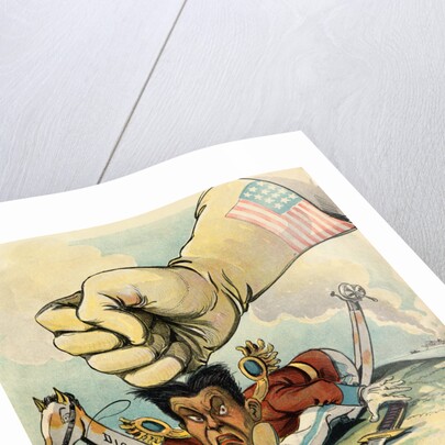 Depiction of United States Stopping Emilio Aguinaldo by Anonymous