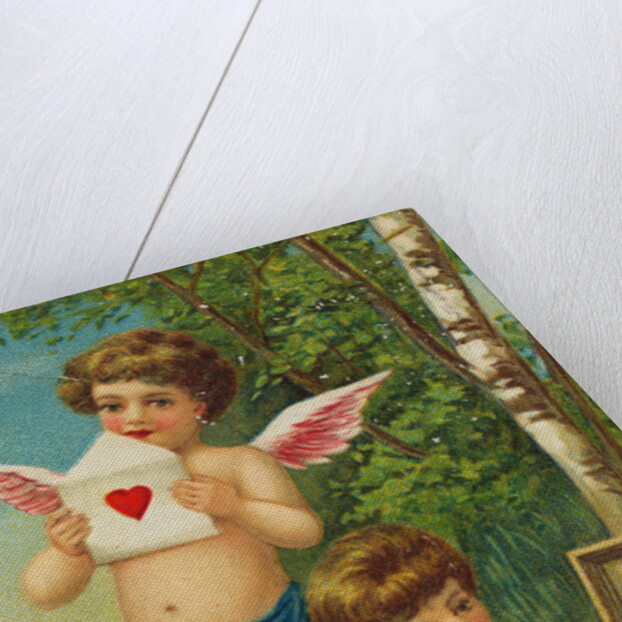 Cherub Pulling Heart from Box by Anonymous