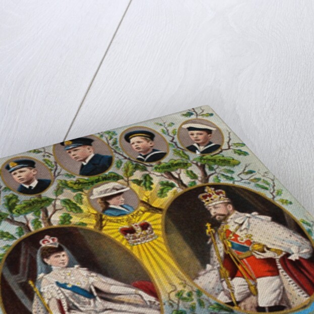 Commemorative Illustration of 1911 British Coronation by Anonymous