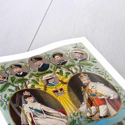 Commemorative Illustration of 1911 British Coronation by Anonymous