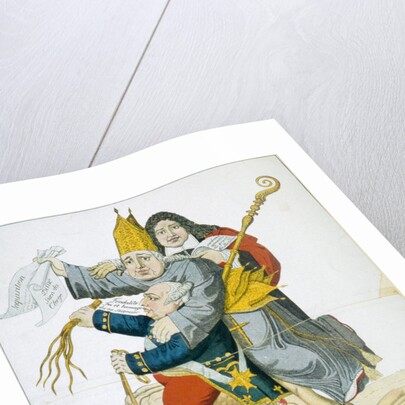 French Caricature on Absolutism of Kings by Anonymous