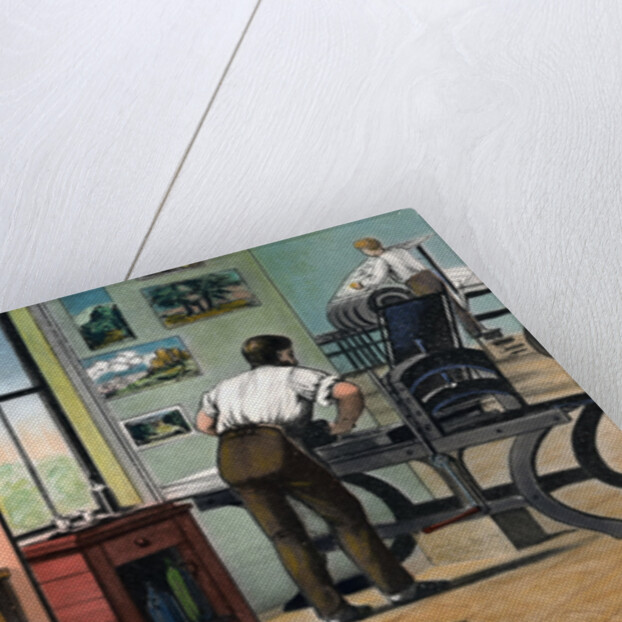 Early Lithography Room by Anonymous